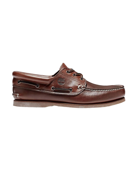 Classic Boat 3 Eye Padded Brown